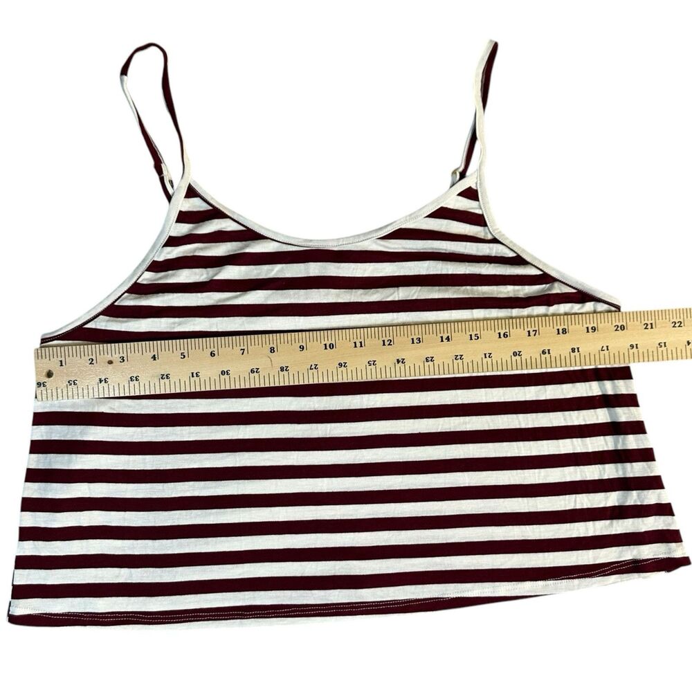 Free People Intimately Bundle Of 2 Casual Crop Tee & Striped Tank Both Womens XL - Picture 13 of 16